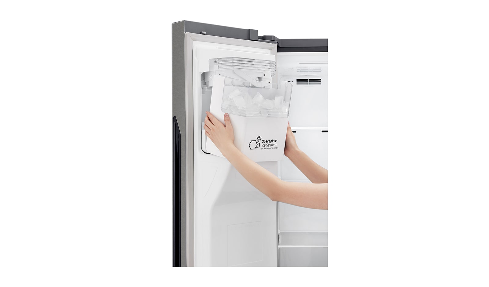 LG Frigorífico Americano LG GSL361ICEZ, 606 litros, eficiência energética F, dispensador sem canaliza??o, Dark Graphite, GSL361ICEZ